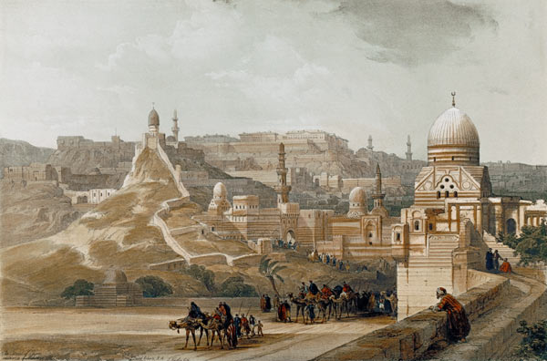 The Citadel of Cairo, from Egypt and Nubia, Vol.3 (litho) van David Roberts
