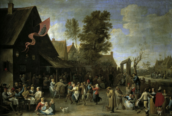 D. Teniers d.J., Peasant Fair van David Teniers