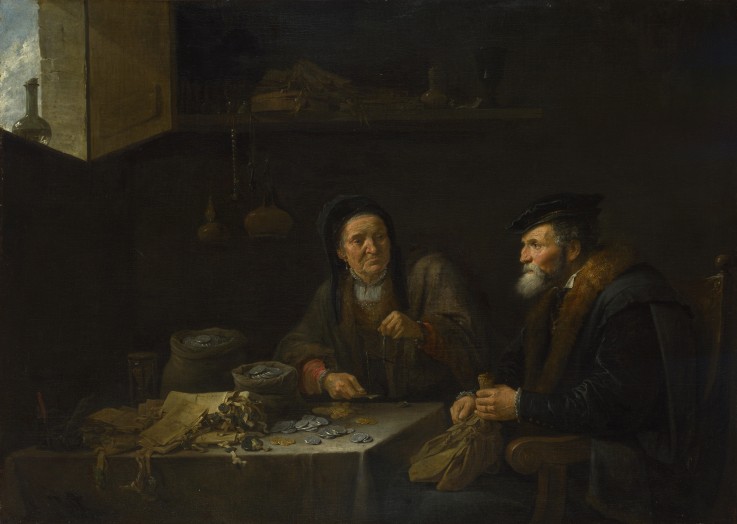 The Parable of the Rich Fool van David Teniers