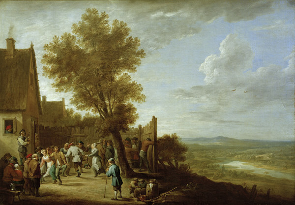 David Teniers d.J., Bauerntanz van David Teniers
