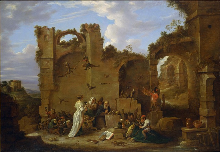 The Temptation of Saint Anthony van David Teniers