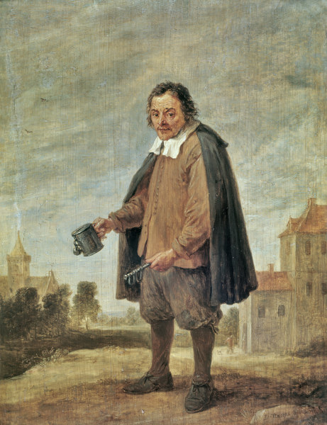 D.Teniers d.J., Spendensammler van David Teniers