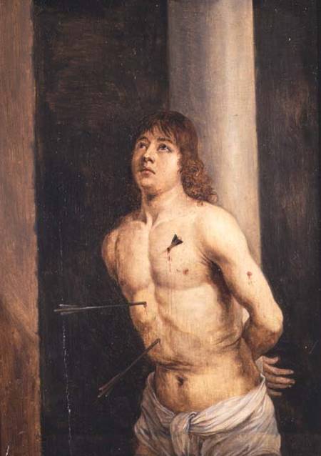 Saint Sebastian van David Teniers