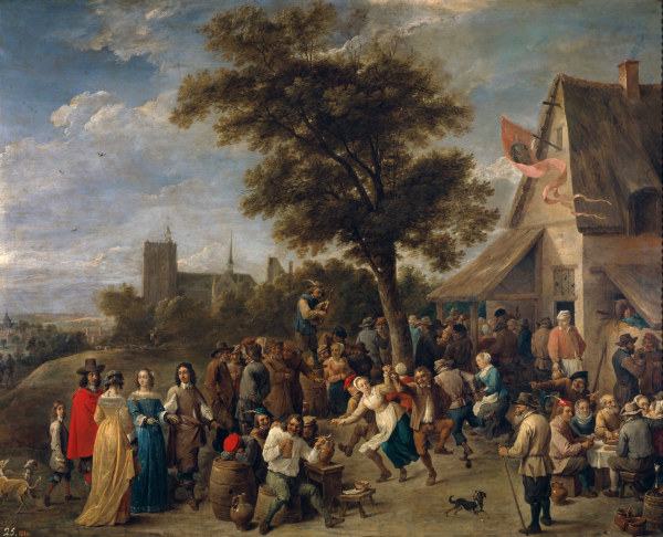 Teniers the Younger / Peasant Festival van David Teniers
