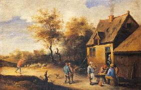 D.Teniers School / Village Inn / Paint.