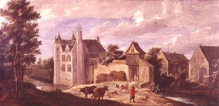 View of a Chateau van David Teniers