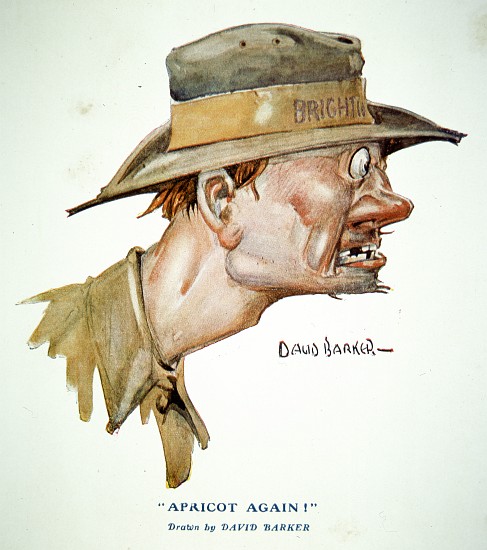 Apricot Again! - Gallipoli Campaign of 1915, cartoon published in The Anzac Book van David C. Barker