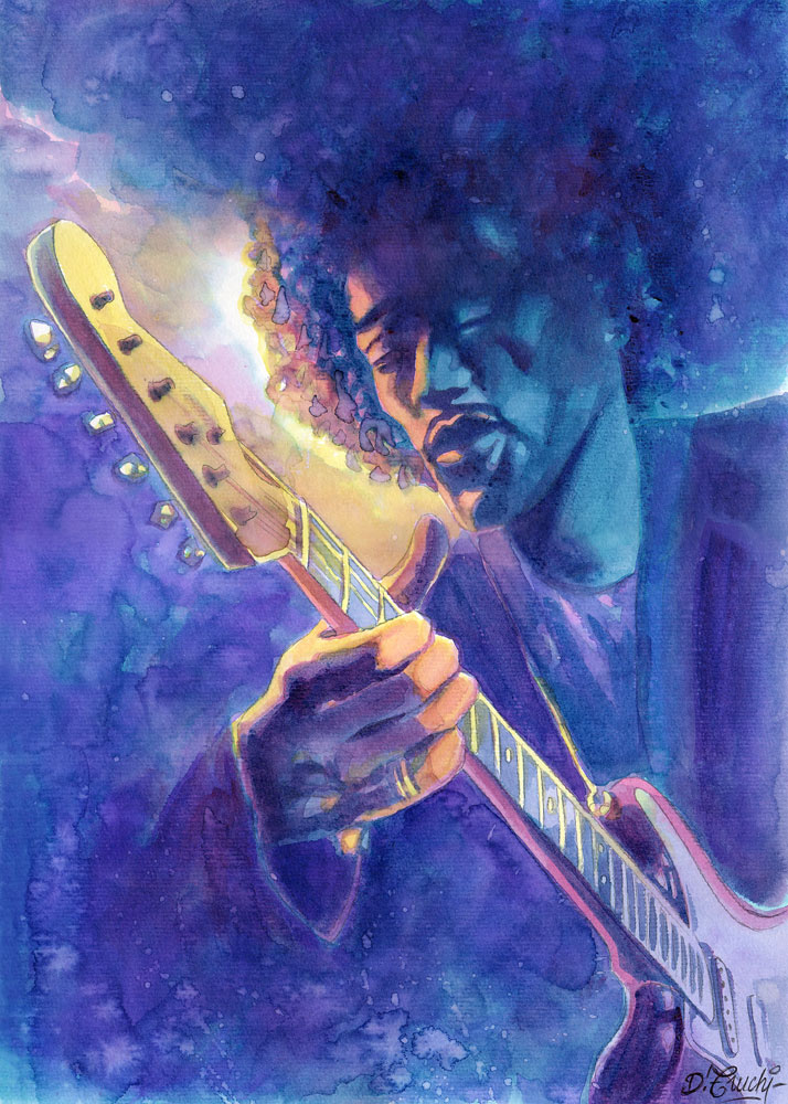 Jimi Hendrix - 5 van Denis Truchi