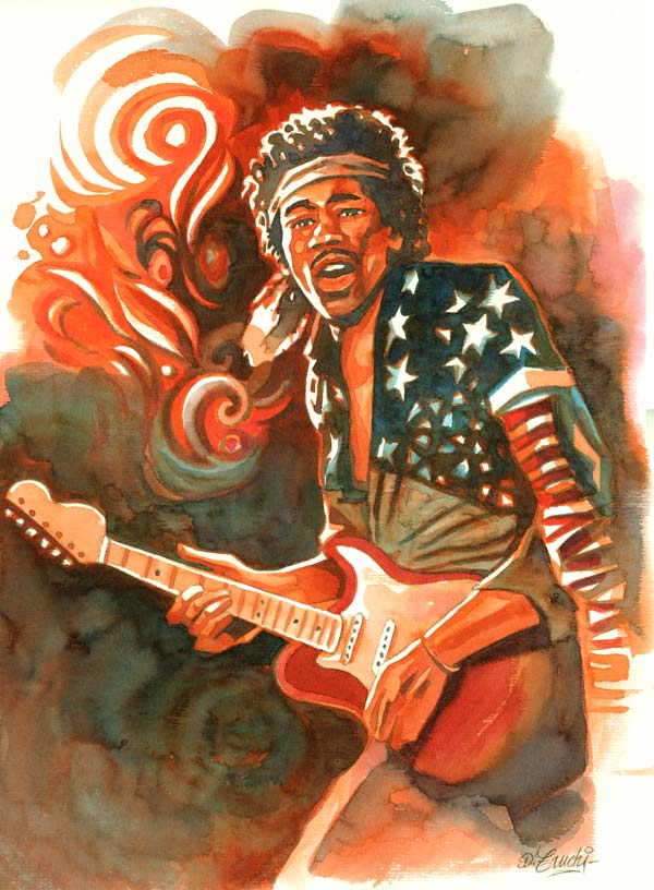 Jimi Hendrix - 3  van Denis Truchi