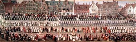 The Ommeganck in Brussels on 31st May 1615: Procession of Notre Dame de Sablon van Denys van Alsloot