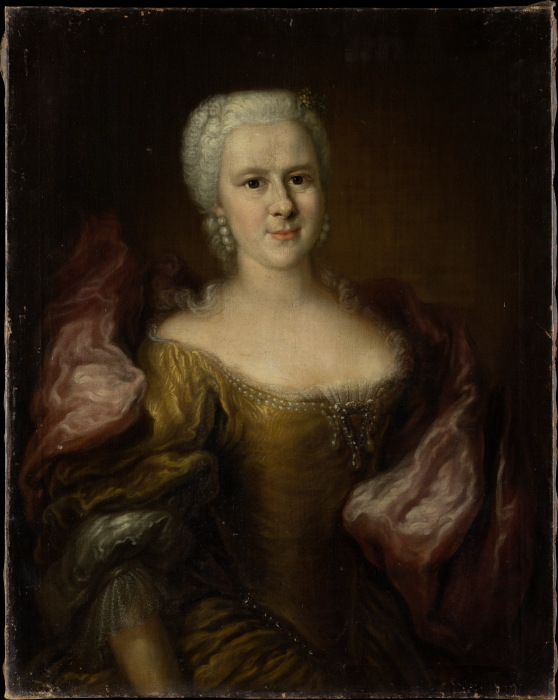 Portrait of Eleonore Ernestine von Ponikau, née von Holzhausen van Deutscher Meister um 1740/1750