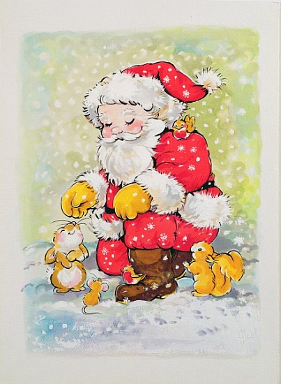 Father Christmas with Animals  van Diane  Matthes