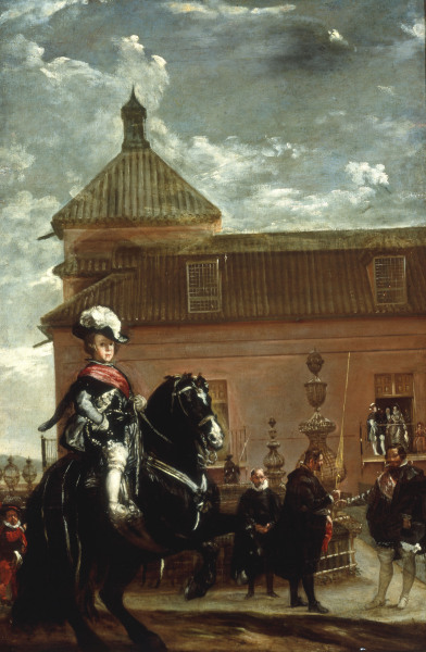 Baltasar Carlos at Riding School van Diego Rodriguez de Silva y Velázquez