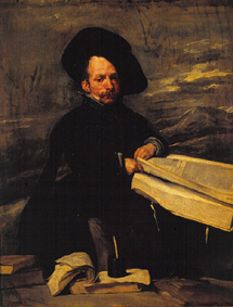 Bildnis des Hofnarren Don Diego de Acedo El Primo. van Diego Rodriguez de Silva y Velázquez