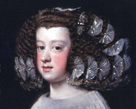 The Infanta Maria Theresa, daughter of Philip IV of Spain van Diego Rodriguez de Silva y Velázquez