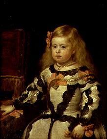 Die Infantin Maria Marguerita, Tochter Philipps IV. von Spanien van Diego Rodriguez de Silva y Velázquez