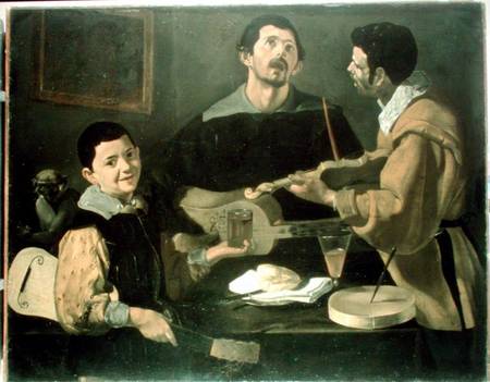 Three Musicians van Diego Rodriguez de Silva y Velázquez