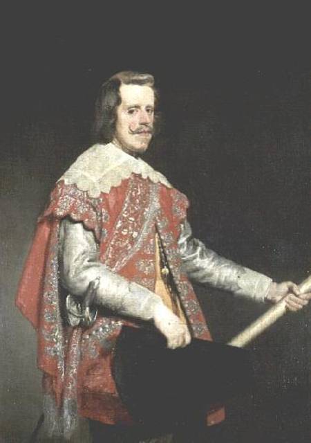 Philip IV, King of Spain van Diego Rodriguez de Silva y Velázquez