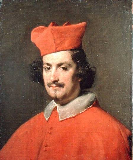 Portrait of Cardinal Camillo Astali Pamphili van Diego Rodriguez de Silva y Velázquez