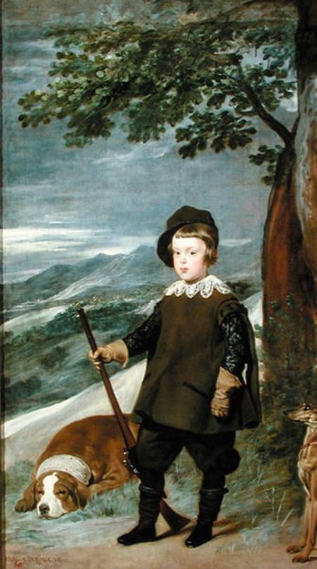 Prince Balthasar Carlos (1629-49) Dressed as a Hunter van Diego Rodriguez de Silva y Velázquez