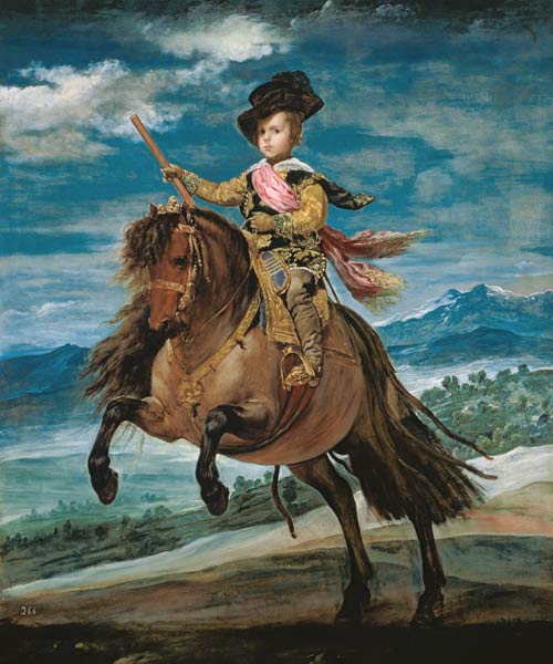 Baltasar Carlos / Velázquez / c.1634/5 van Diego Rodriguez de Silva y Velázquez