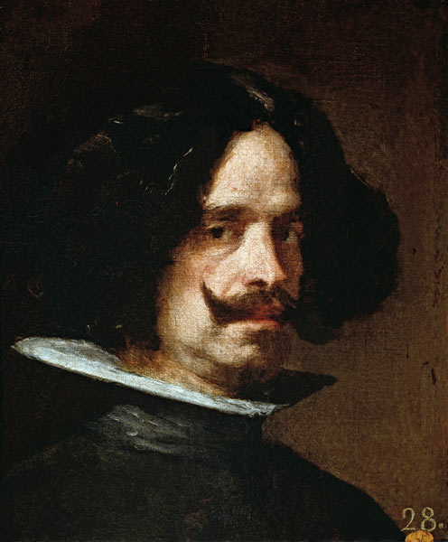 Velazquez / Self-portrait / c. 1640 van Diego Rodriguez de Silva y Velázquez