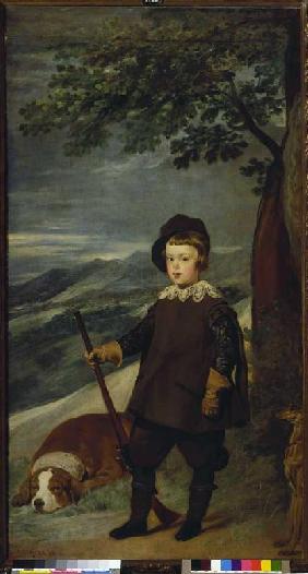 Prinz Balthasar Carlos als Jäger