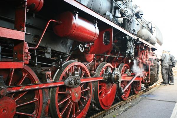 Räde rund Achsen einer Lokomotive B52 van Dieter Ritter