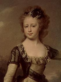 Bildnis der Großfürstin Maria Pawlowna. van Dimitrij Grigorjewitsch Lewizkij