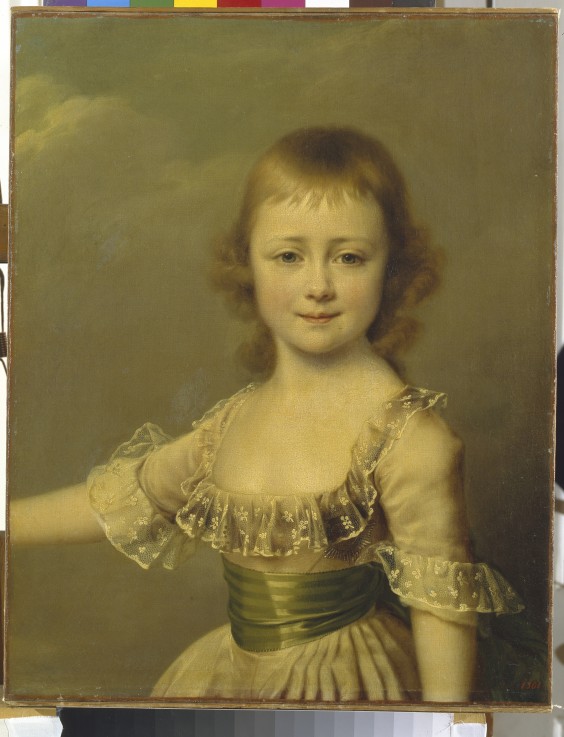 Grand Duchess Catherine Pavlovna of Russia (1788-1819) van Dimitrij Grigorjewitsch Lewizkij