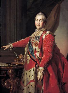 Portrait of Empress Catherine II (1729-1796)