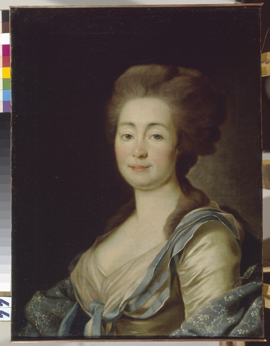 Portrait of Anna Dorothea Louise Schmidt, née Baroness Klossen van Dimitrij Grigorjewitsch Lewizkij