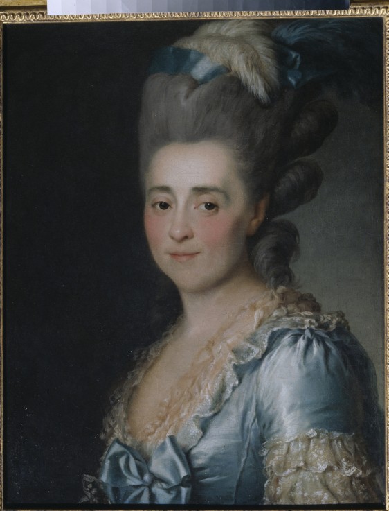 Portrait of Natalia Ivanovna Melgunova van Dimitrij Grigorjewitsch Lewizkij