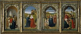Four scenes from the life of the Virgin