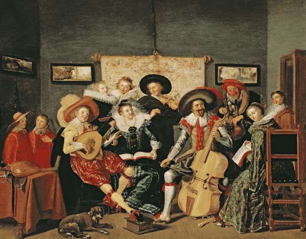 A Musical Party van Dirck Hals