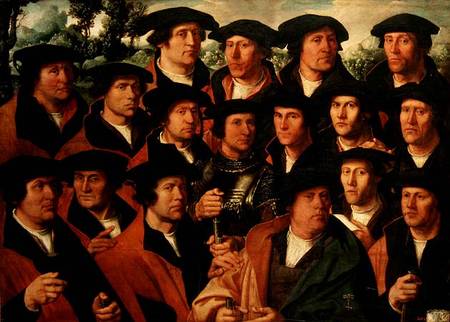 Group Portrait of the Shooting Company of Amsterdam van Dirck Jakobsz