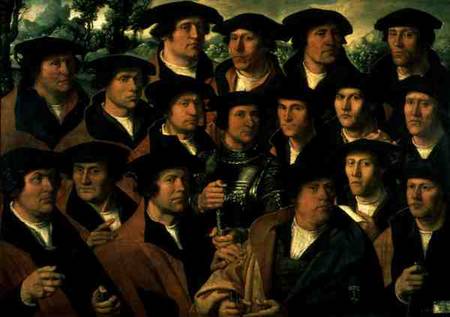 Group Portrait of the Shooting Company of Amsterdam van Dirk Jacobsz