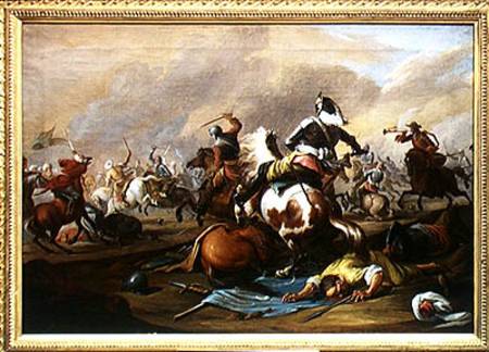 The Clash of the Cavalry van Dirk Langendyk
