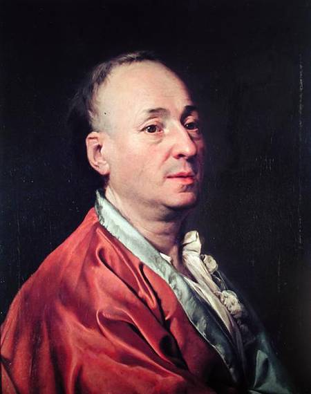 Denis Diderot (1715-84) van Dmitri Grigor'evich Levitsky