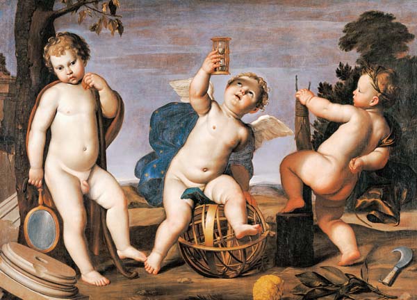 Domenichino, Allegory of astronomy a.o. van Domenichino (eigentl. Domenico Zampieri)