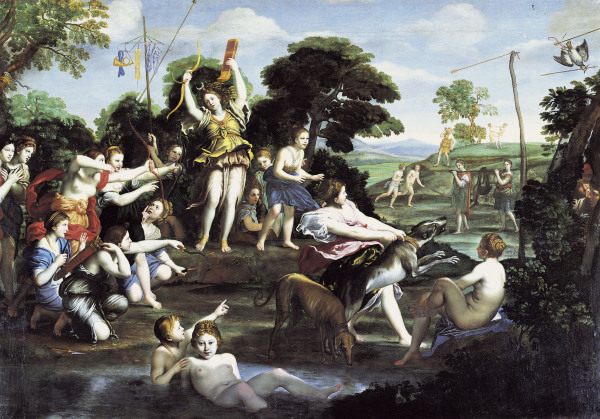 Domenichino / Diana s Hunt / 1617 van Domenichino (eigentl. Domenico Zampieri)