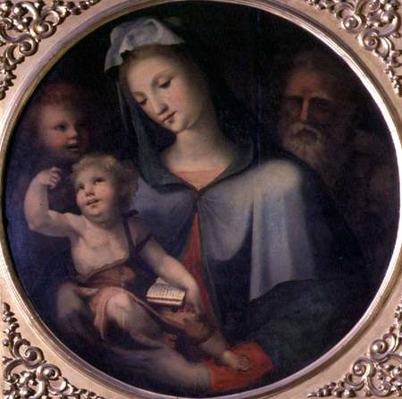 The Holy Family with the young St. John the Baptist van Domenico Beccafumi