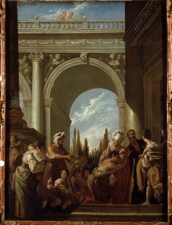 The Parable of the prodigal Son van Domenico Fetti