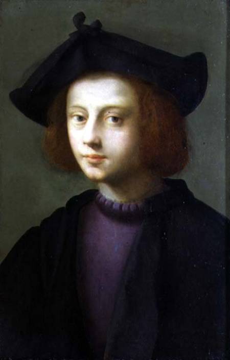 Portrait of Pietro Carnesecchi van Domenico Puligo