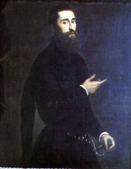 Portrait of a Man van Domenico Tintoretto