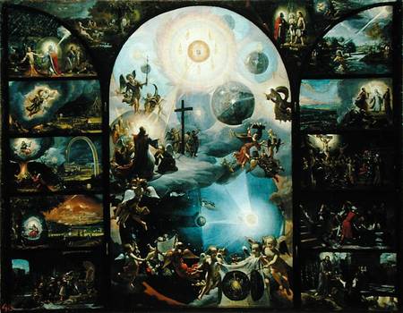 Allegory of the Creation of the Cosmos van Domenicus van Wijnen