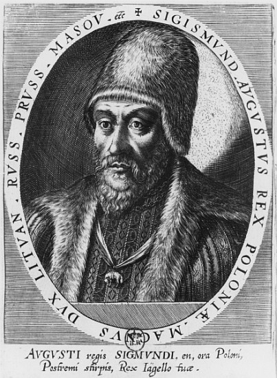 Sigismund II Augustus, King of Poland and Grand Duke of Lithuania van Dominicus or Custodis Custos