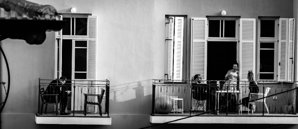 afternoon on the Balcony van Dov Amar