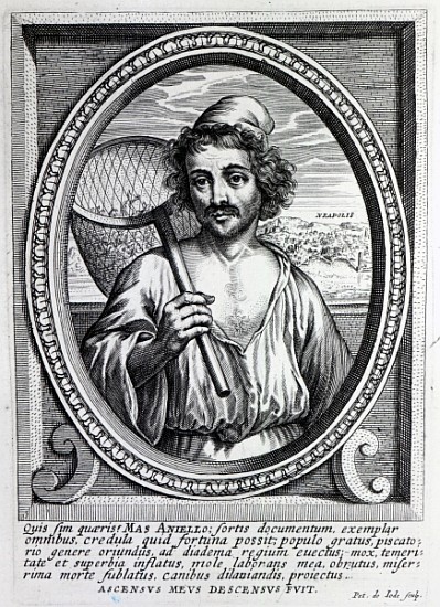 Masaniello; engraved by Petrus de Iode van Dutch School