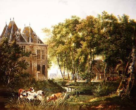 The Village Pond van Dutch School